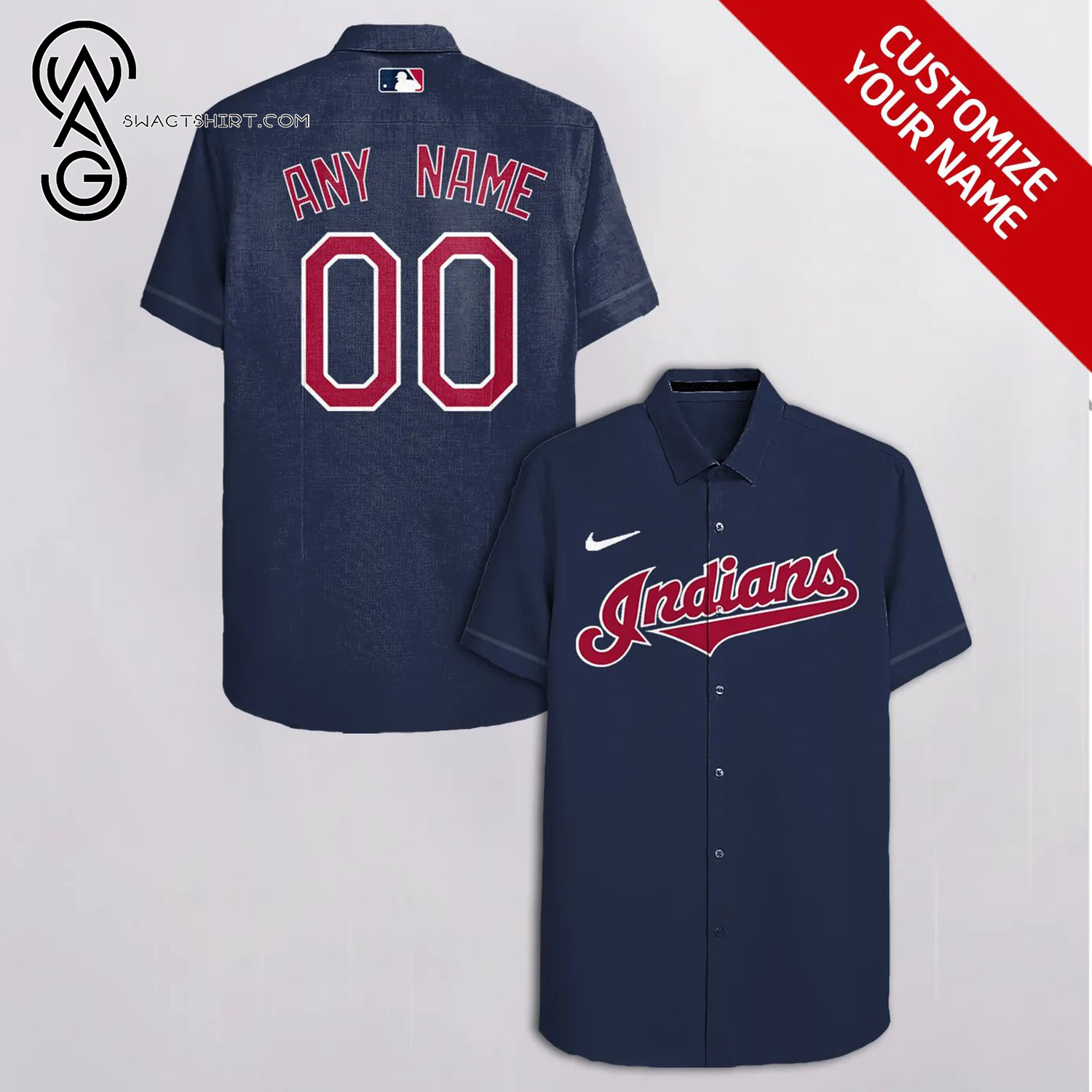 [Top Trending] Fan Lover Cleveland Indians Full Printing Personalized Hawaiian Shirt